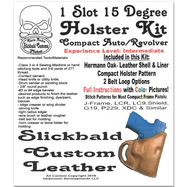 1SHK.Compact Auto - Revolver.01.jpg Slickbald Holster Kits - 1-Slot Image